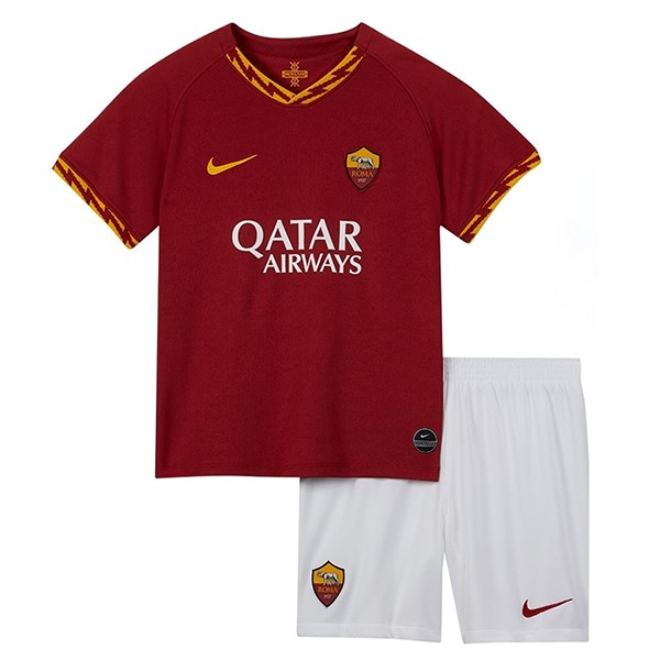 Maillot Football AS Roma Domicile Enfant 2019-20 Rouge